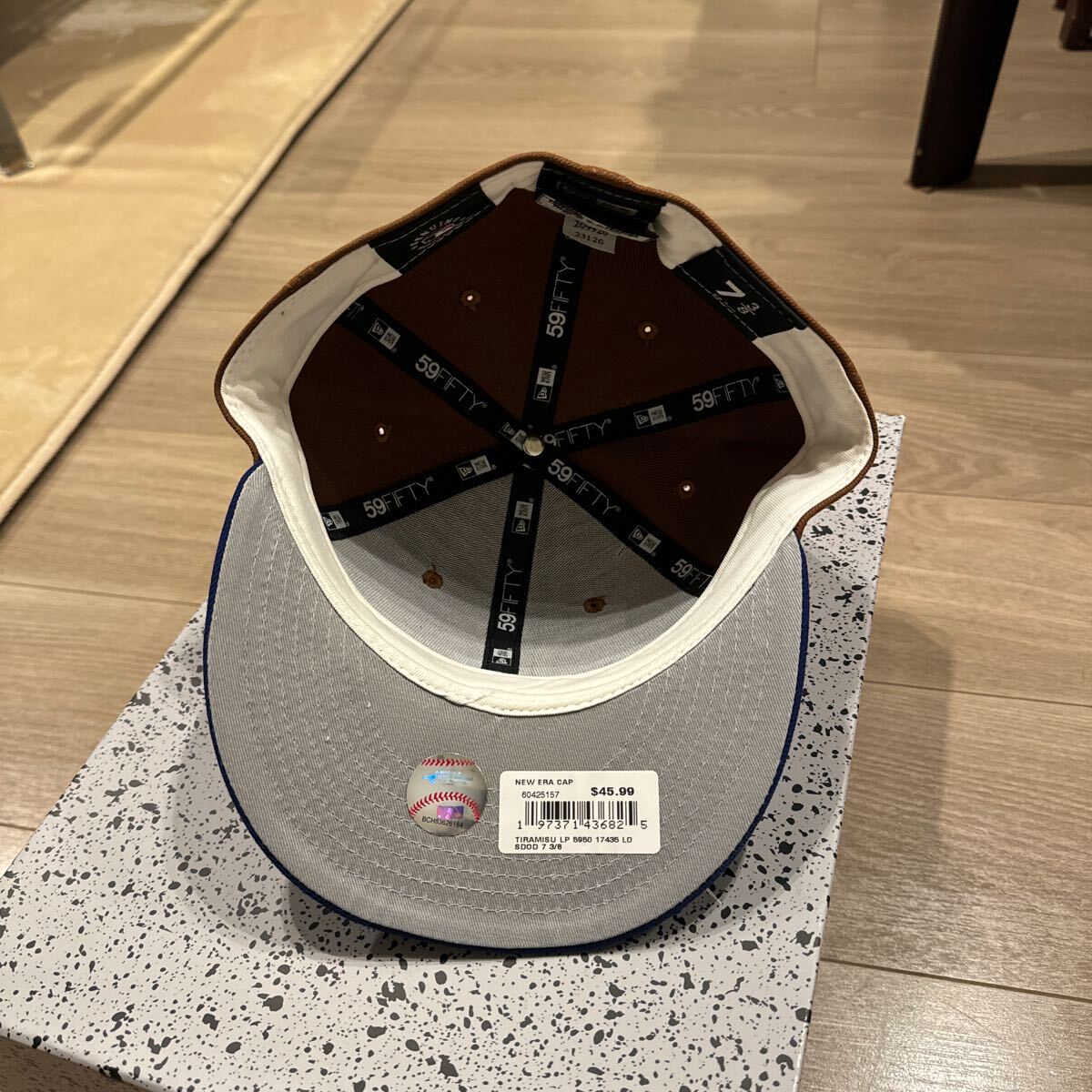 サイズ7-3/8 ニューエラ ロサンゼルス ドジャース LP 59FIFTY New Era LA Dodgers 帽子 キャップ 大谷翔平 MLB ブラウン 5950 ヤンキース_画像5