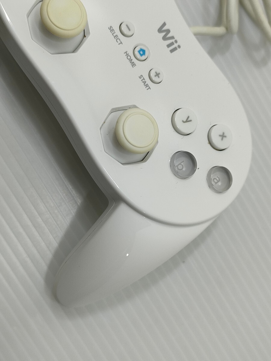 【送料無料 即日発送 動作確認済】Wii クラシックコントローラーPro 2個セット 任天堂 純正 ホワイト ブラック コントローラー_画像9