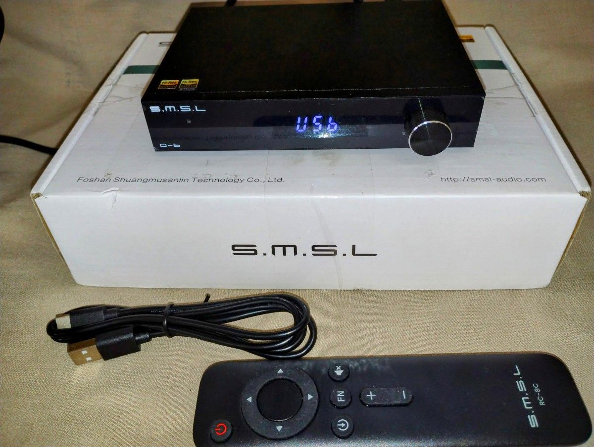 SMSL　D/Aコンバーター　D-６　美品