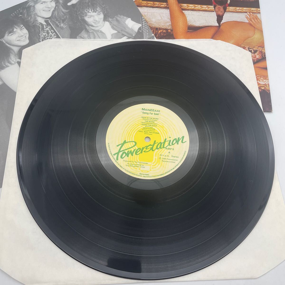 【UKオリジナル】Maineeaxe/Going For Gold/レコード/LP/NWOBHM/85年作_画像6