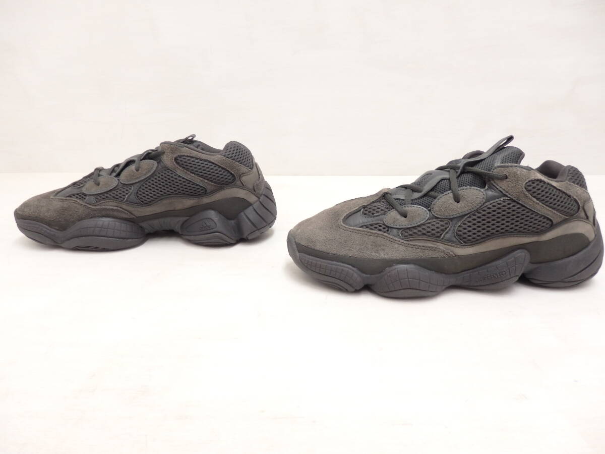 mf61) adidas YEEZY 500 UTILITY BLACK アディダス イージー500 ユーティリティブラック スニーカー F36640 28.5cmの画像3