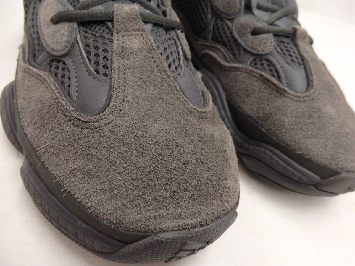 mf61) adidas YEEZY 500 UTILITY BLACK アディダス イージー500 ユーティリティブラック スニーカー F36640 28.5cmの画像7