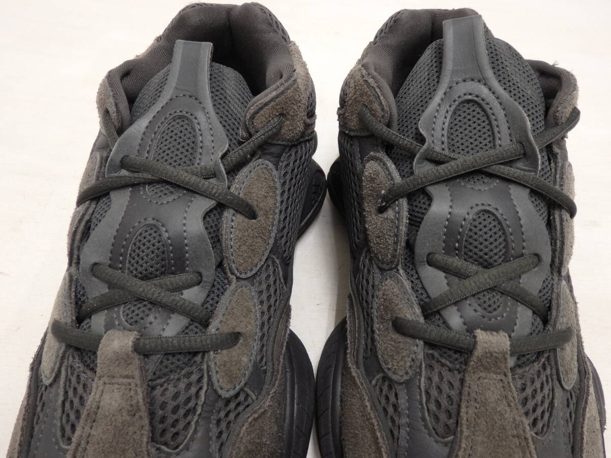 mf61) adidas YEEZY 500 UTILITY BLACK アディダス イージー500 ユーティリティブラック スニーカー F36640 28.5cmの画像9