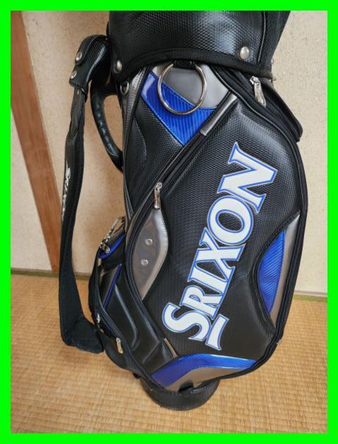 ★ SRIXON スリクソン キャディバッグ ★黒青_画像2