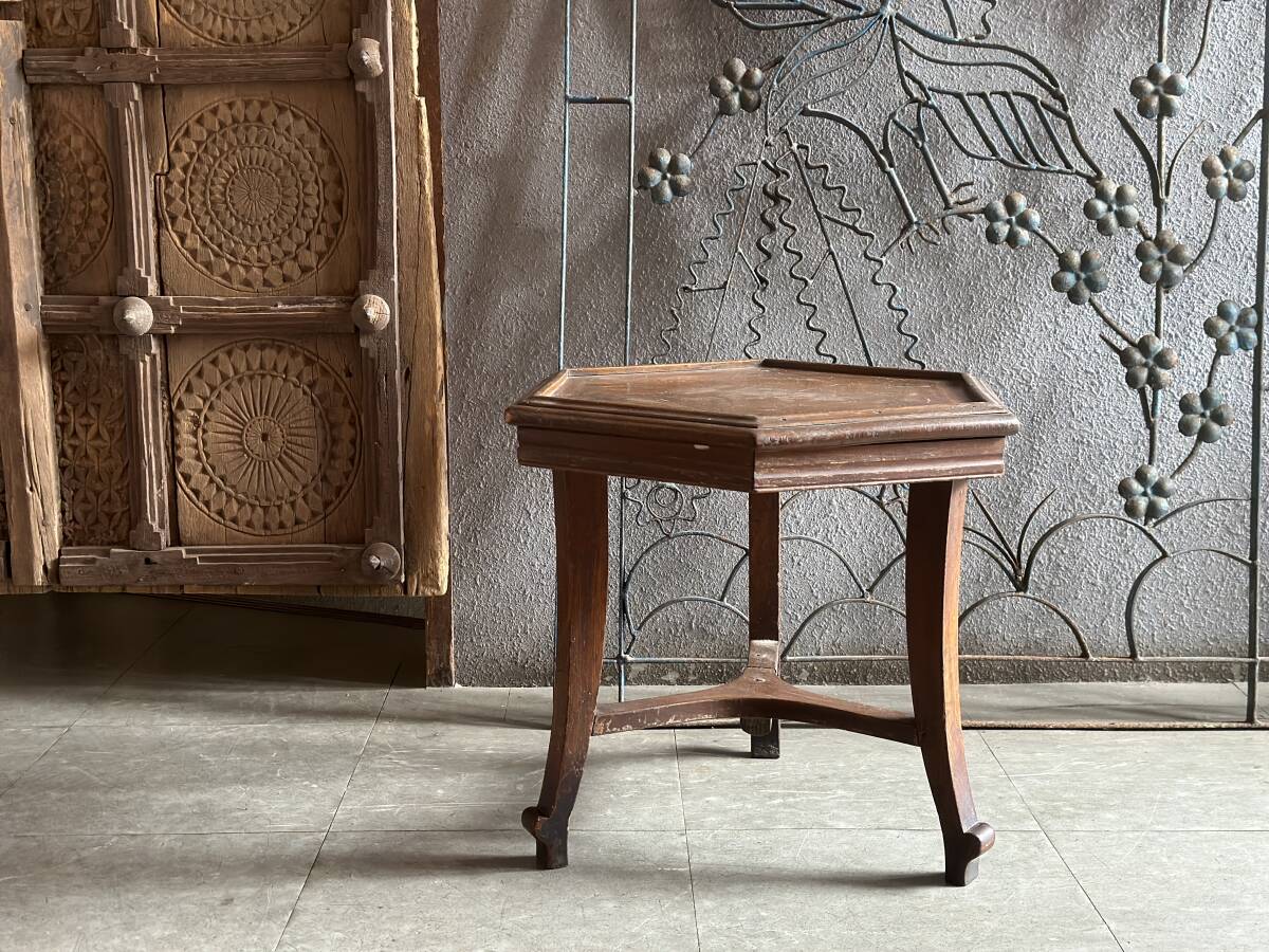  чай стол старый стол низкий стол стенд для вазы украшение шт. интерьер Vintage дисплей стол стол боковой стол Cafe дерево шт.,