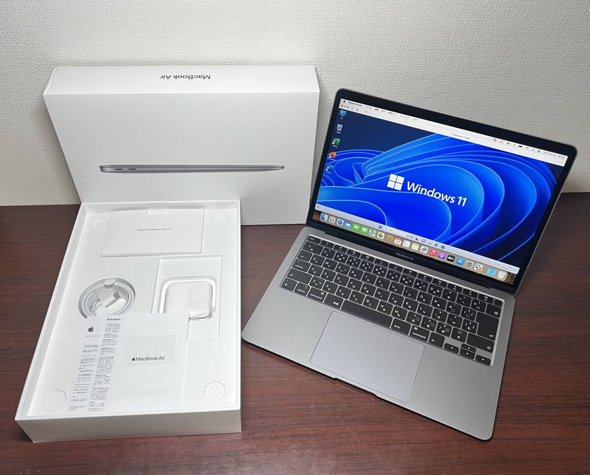 超美品 ◆ Retina MacBook Air 2020 ◆ Core i7 1.2GHz/16G/AppleSSD 512G/macOS Sonoma 14/Windows 11 Pro/Office 2021 ◆_画像2