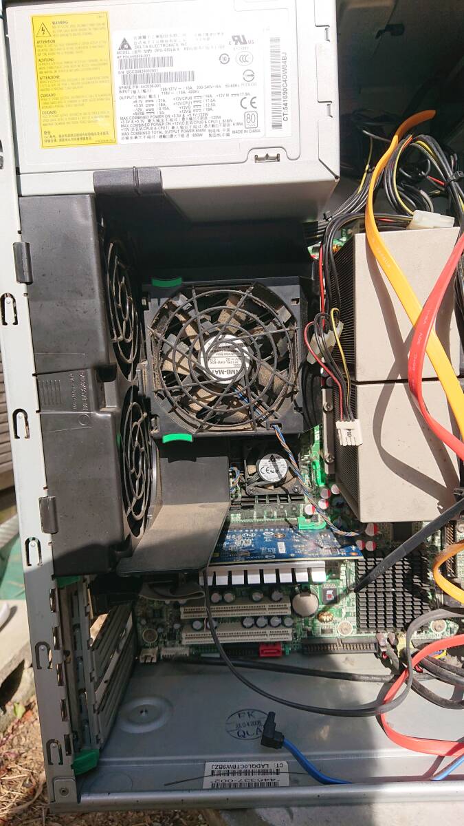 hp xw6600 workstation 　Xeon E5430×2、8Gbメモリ、Gefoce210 _画像4
