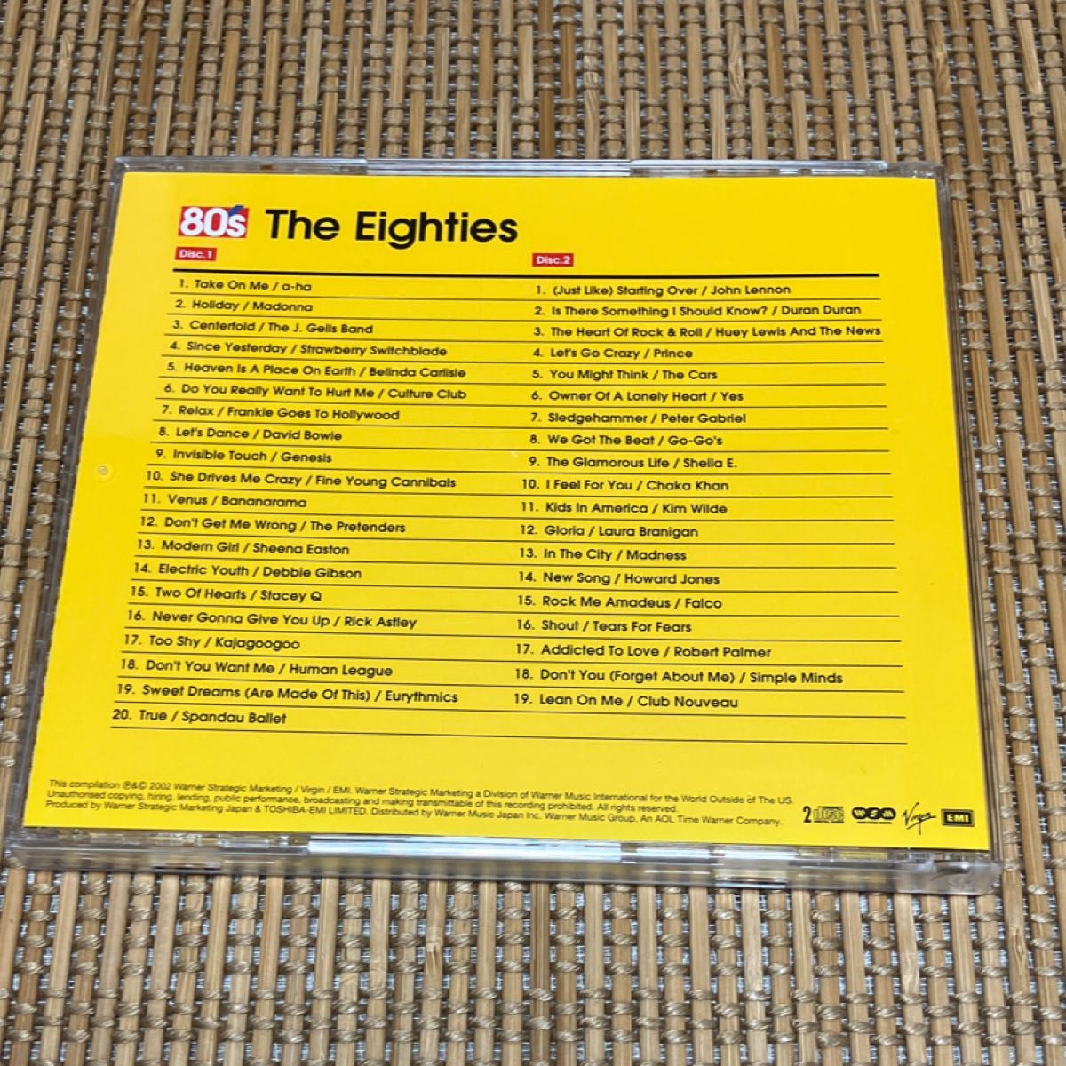THE Eighties 2CD ザ・エイティーズ