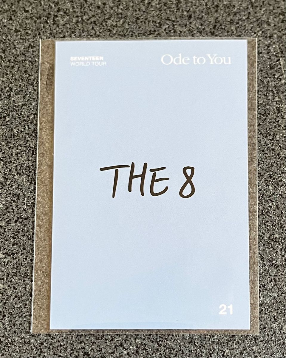 SEVENTEEN ミンハオ ode to you ソルコン トレカ ソロコンプ SEVENTEEN ミンハオ ode to you ソルコン トレカ ソロコンプ