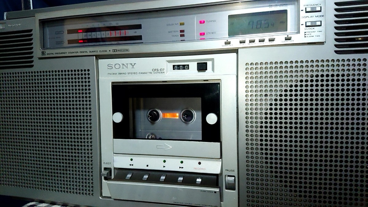 SONY CFS-D7 ラジカセ動作品_画像2