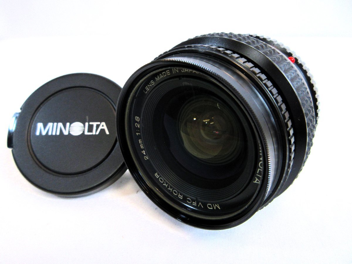 ☆1円スタート☆カメラレンズ /MINOLTA / MD VFC ROKKOR / 24mm / 1:2.8 / Φ 55㎜ / ミノルタ / 名古屋発4-104☆_画像1