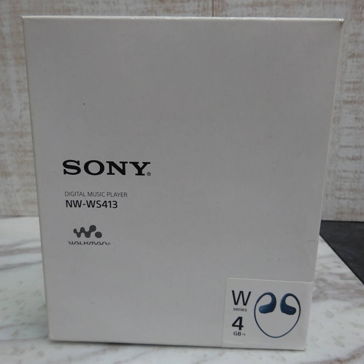 ◇SONY | ソニー　ヘッドホン一体型ウォークマン　Wシリーズ　NW-WS413　4GB　MP3プレーヤー　ブラック　☆M4_画像2