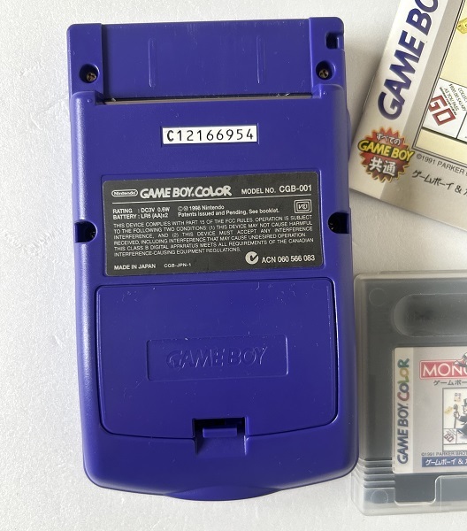 Nintendo 任天堂 ゲームボーイカラー GAMEBOY COLOR 動作品　ソフト2個_画像5