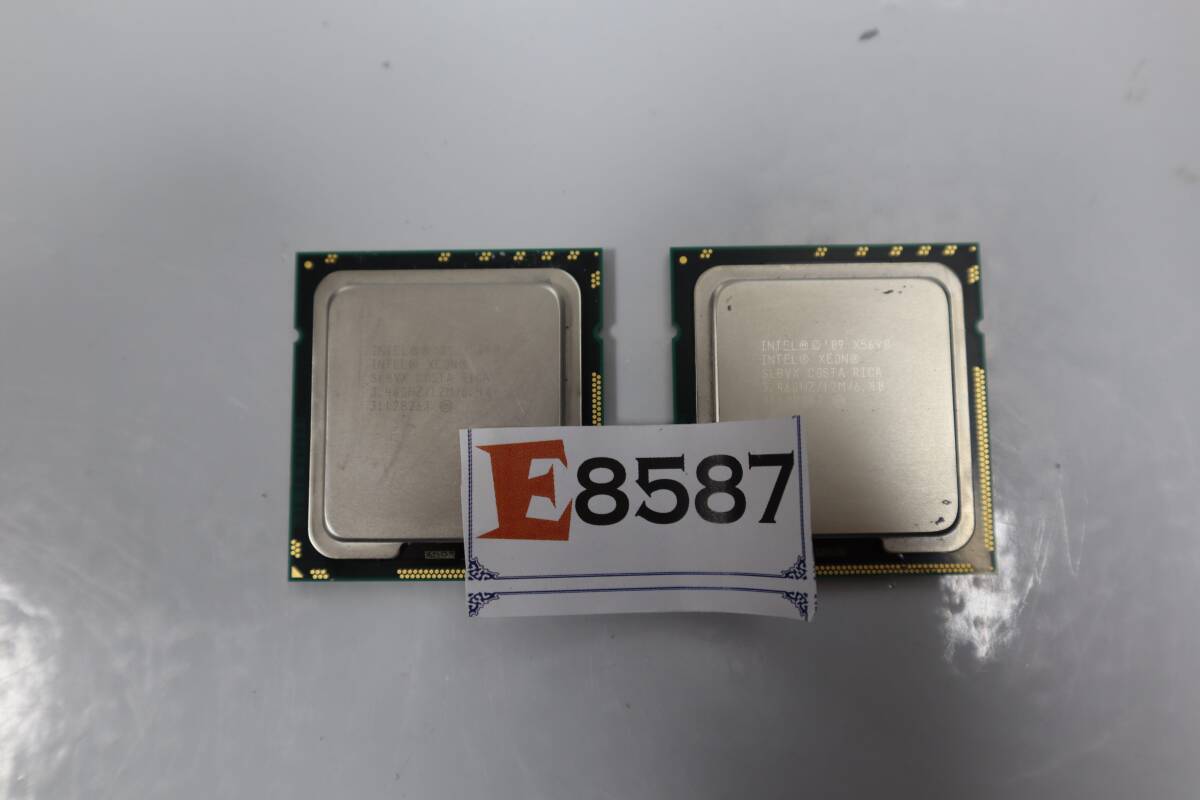 E8587　Ｙ【2個セット】Intel Xeon X5690 SLBVX 3.46GHz 12MB【動作確認済】_画像4