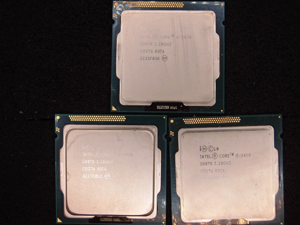 【T523】CPU★Core i5-3470 3.20GHz 5個セット_画像1