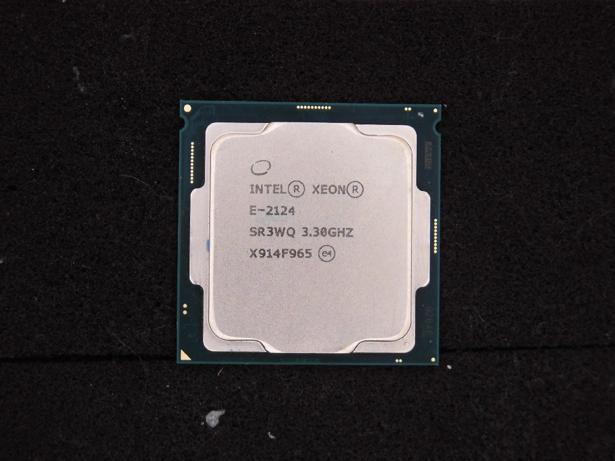 【T592】CPU★XEON E2124 3.30GHz_画像1