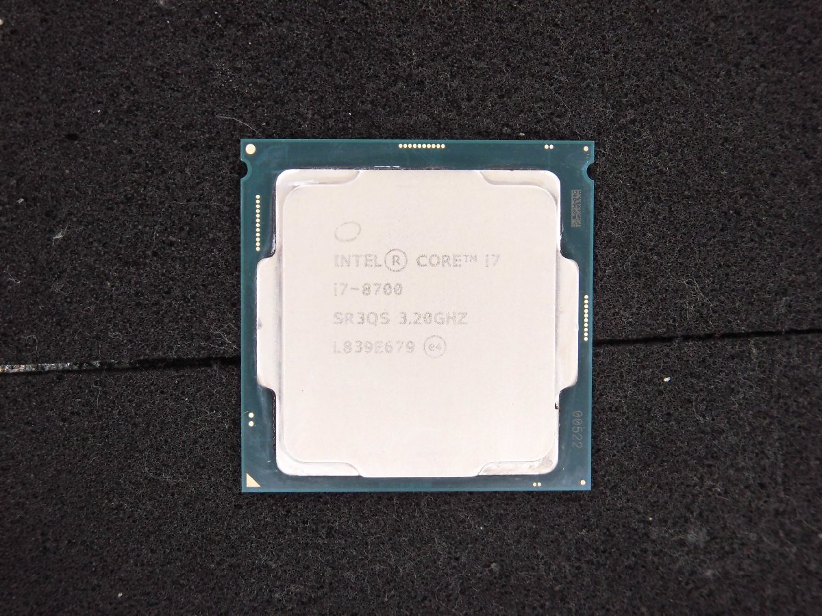 【T589】CPU★Core i7-8700 3.20GHz_画像1