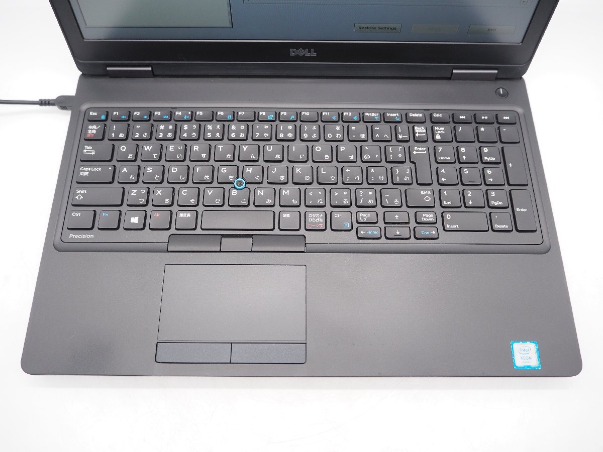 【Z6261】【Z5558】★DELL☆Precision 3520■Xeon E3-1505M V6 3.00GHz/メモリ16GB/_画像2