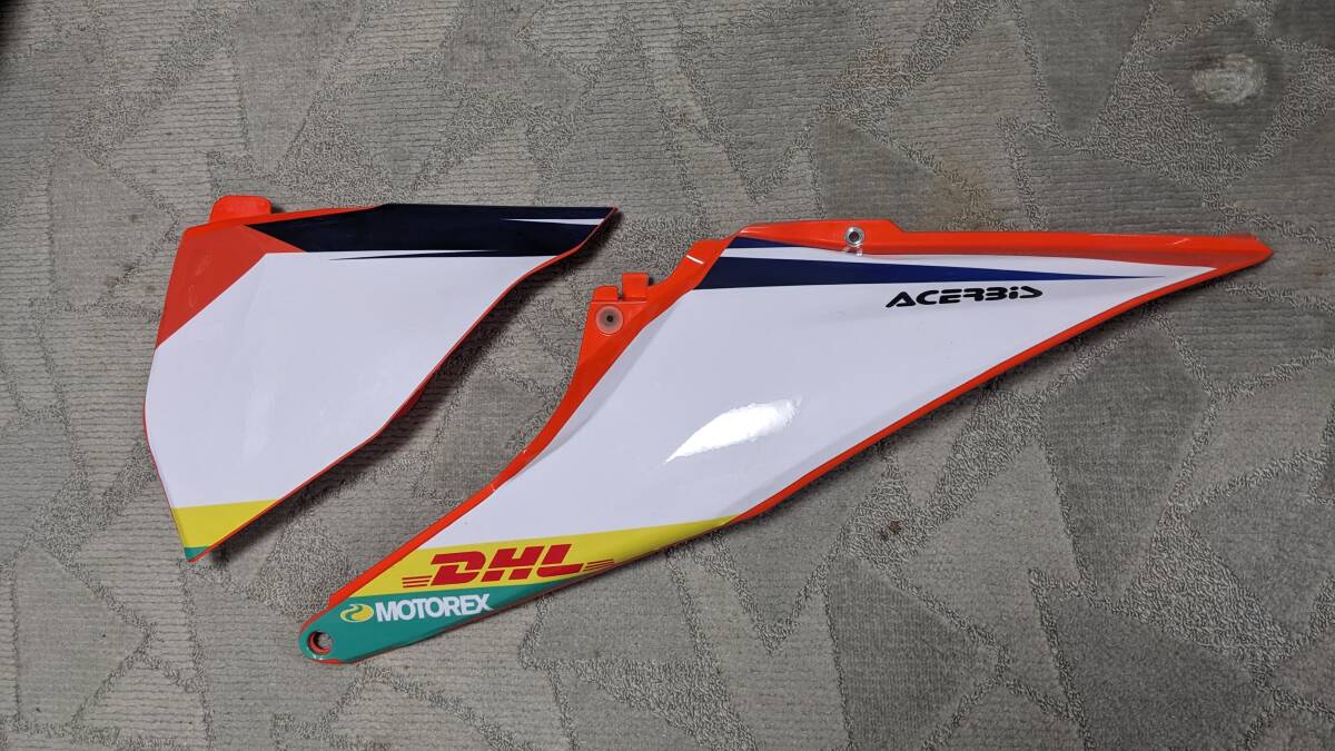 KTM EXC EXC-F 20−23 サイドカウル カバー テールカウル セット Polisport ポリスポーツ デカール付き 新品の画像6