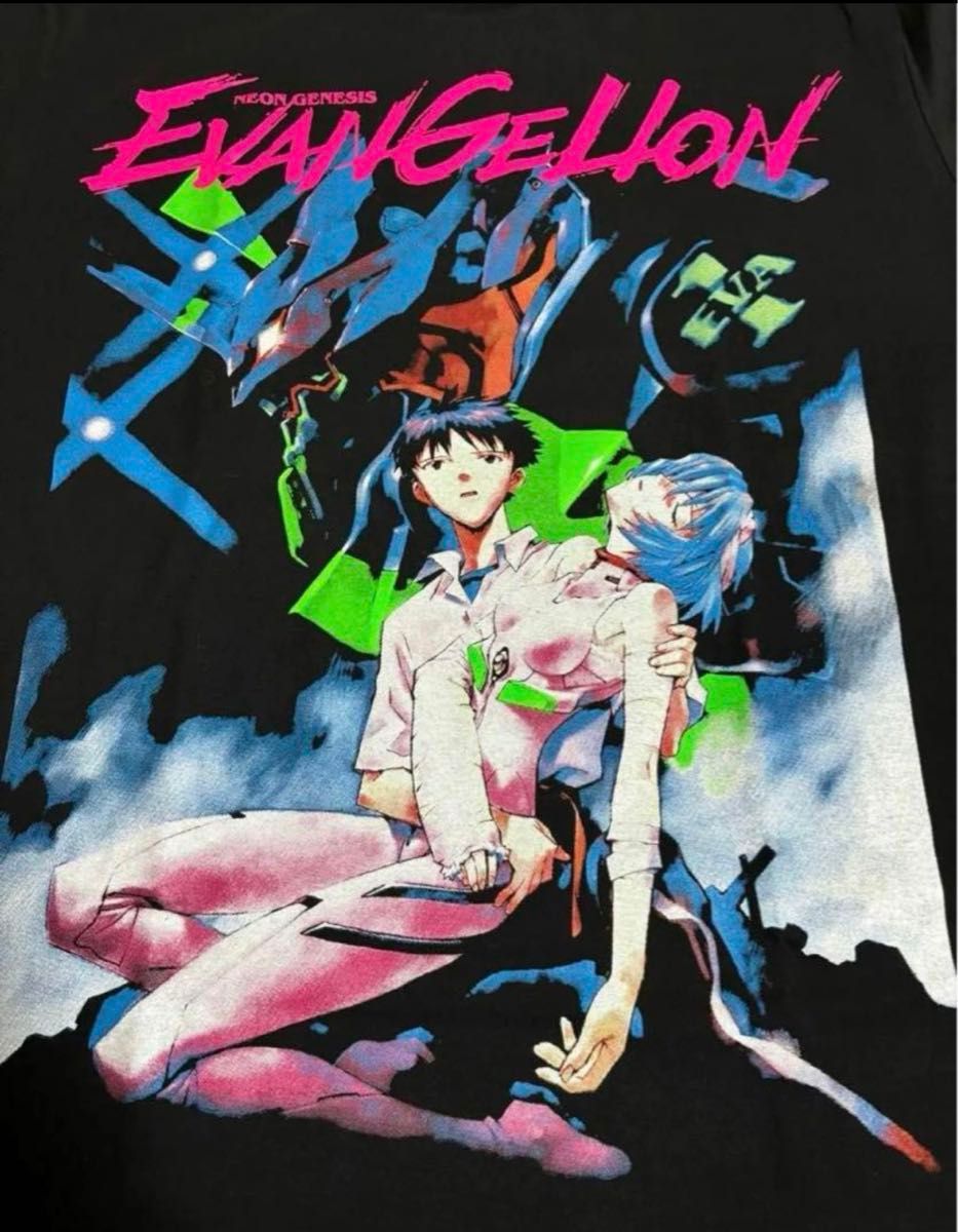 新世紀エヴァンゲリオン エヴァ ヴィンテージ風 アニメ Tシャツ 新世紀エヴァンゲリオン エヴァ ヴィンテージ風 アニメ Tシャツ