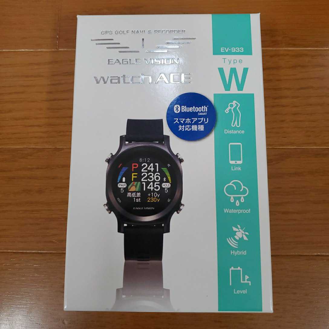 ◎新品未開封　EAGLE VISION イーグルビジョン watch ACE ウォッチエース ゴルフナビ EV-933 腕時計型 GPS 距離測定器 朝日ゴルフ スポーツ_画像1