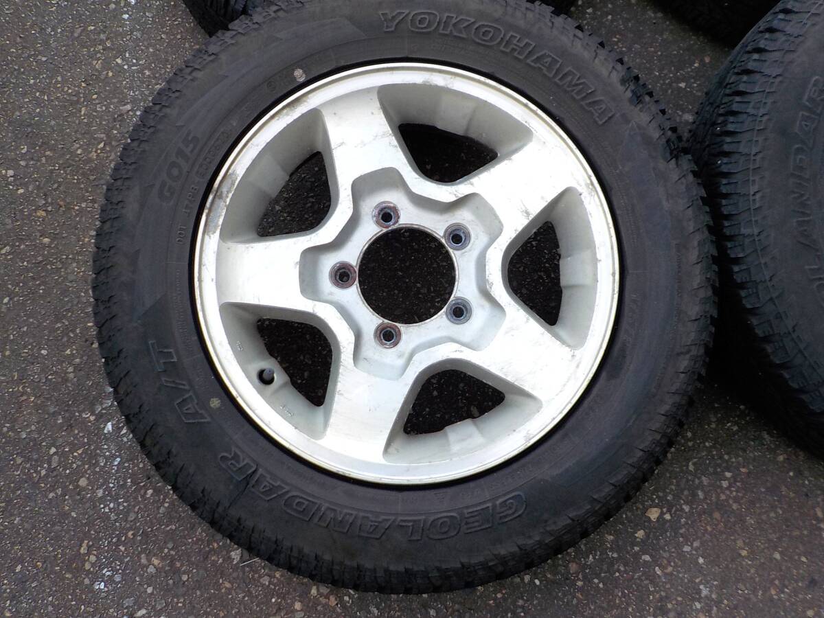 スズキ ジムニー純正アルミGEOLANDAR A/T 175/80R16JB23JA11JA12JA22JA71JB64他26_画像2