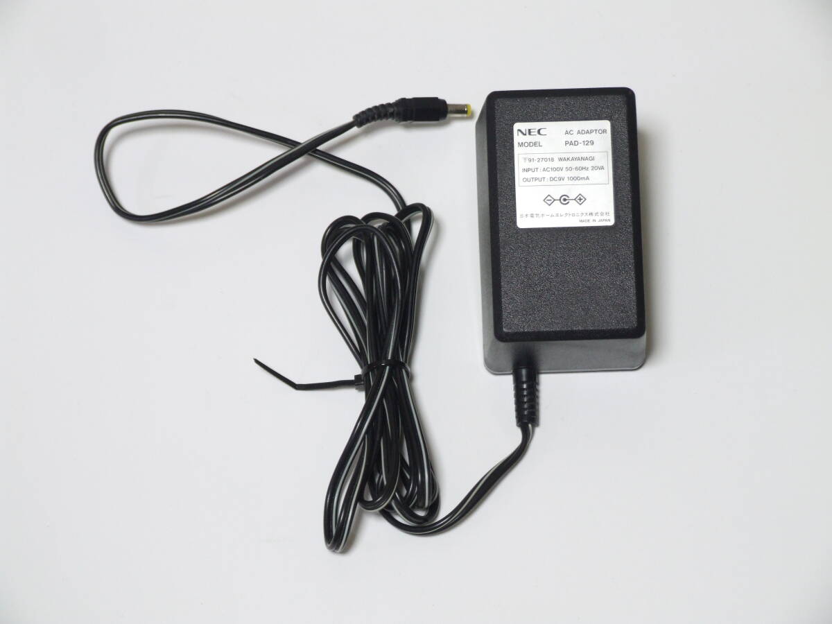  regular goods PC engine DUO-R original AC adaptor PAD-129 electrification verification settled 