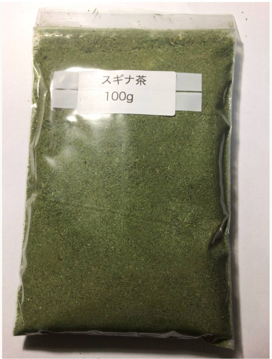 髪の毛が生えてくるお茶 スギナ茶粉末 100g 【すごい効果 腎臓病 肝臓 若返る 無農薬 血圧 アトピー 通販 オーガニック】の画像1