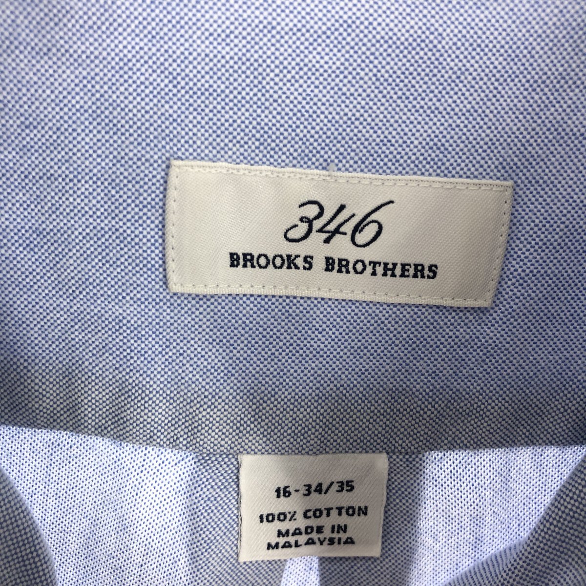 古着 ブルックスブラザーズ Brooks Brothers 346 オックスフォード 長袖 ボタンダウンシャツ メンズL /eaa441255_画像3