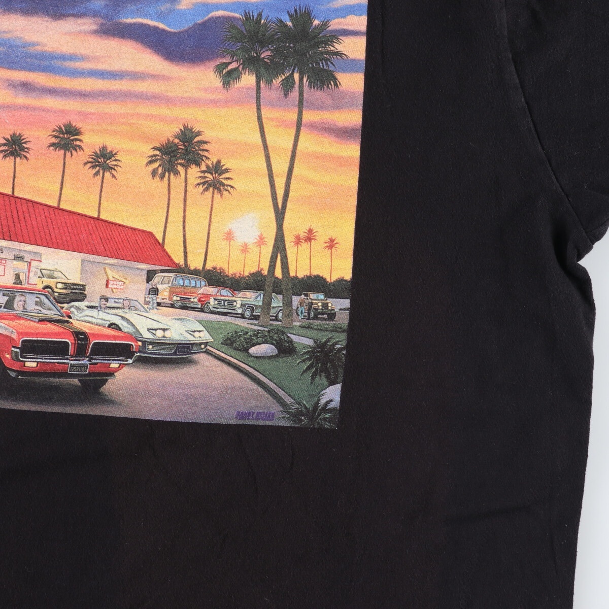 古着 IN-N-OUT BURGER アドバタイジングTシャツ USA製 メンズXL /eaa441522_画像10