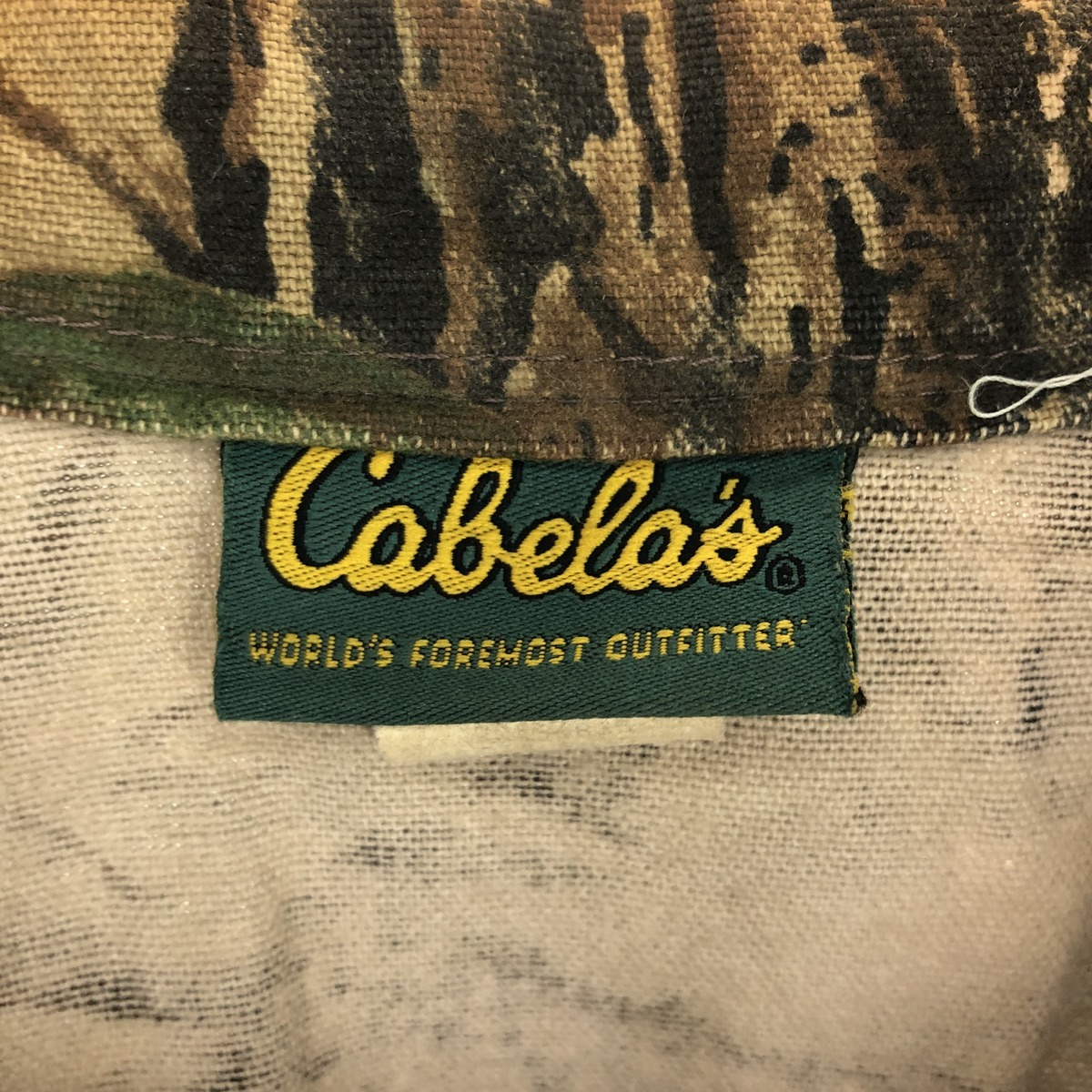 古着 90年代 カベラス Cabelas 迷彩柄 リアルツリーカモ コットンジャケット USA製 メンズL ヴィンテージ /eaa445984_画像3