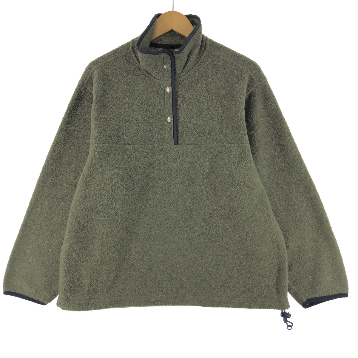 古着 ウールリッチ WOOLRICH ハーフスナップ フリースプルオーバー レディースM /eaa360751 【LP2405】_画像1