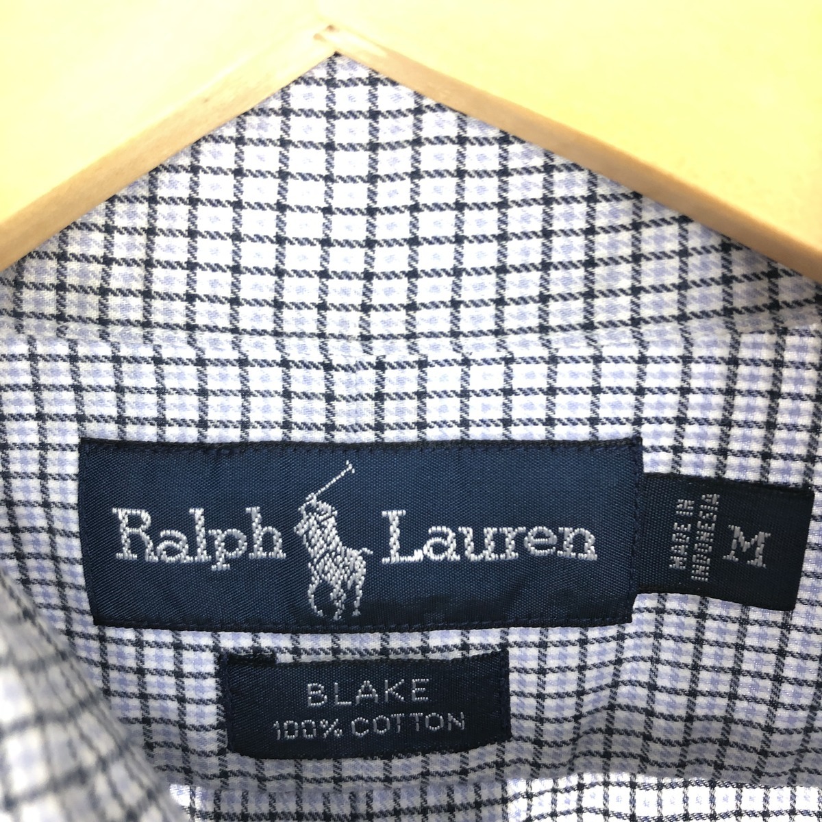 古着 ラルフローレン Ralph Lauren BLAKE 長袖 ボタンダウンチェックシャツ メンズXL /eaa443652_画像3