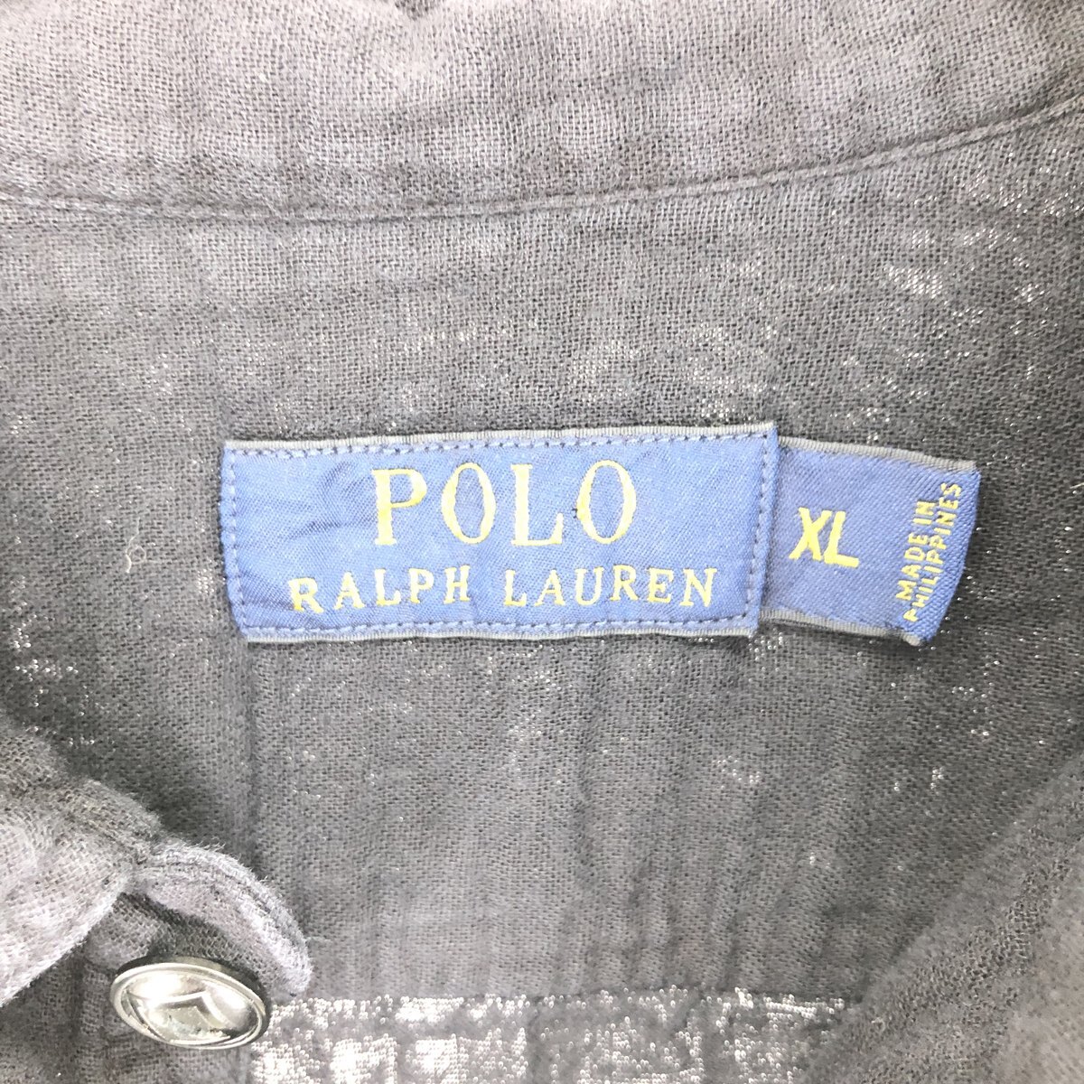 古着 ラルフローレン Ralph Lauren POLO RALPH LAUREN 長袖 コットンシャツ メンズXL /eaa447941_画像3