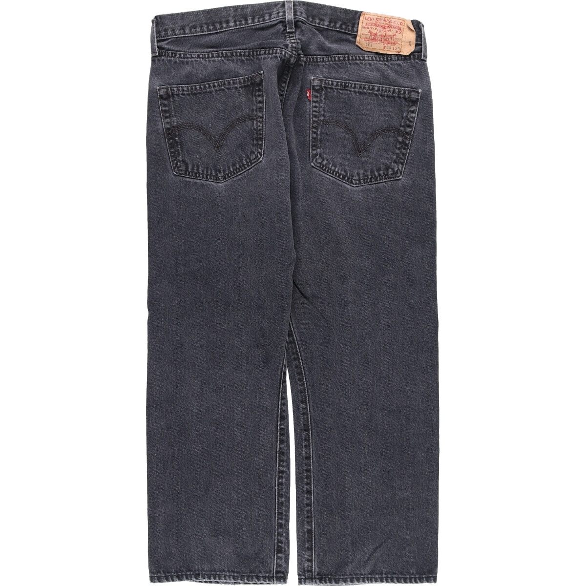 古着 リーバイス Levi's 501 ブラックデニム ストレートデニムパンツ メンズw36 /eaa446002_画像2