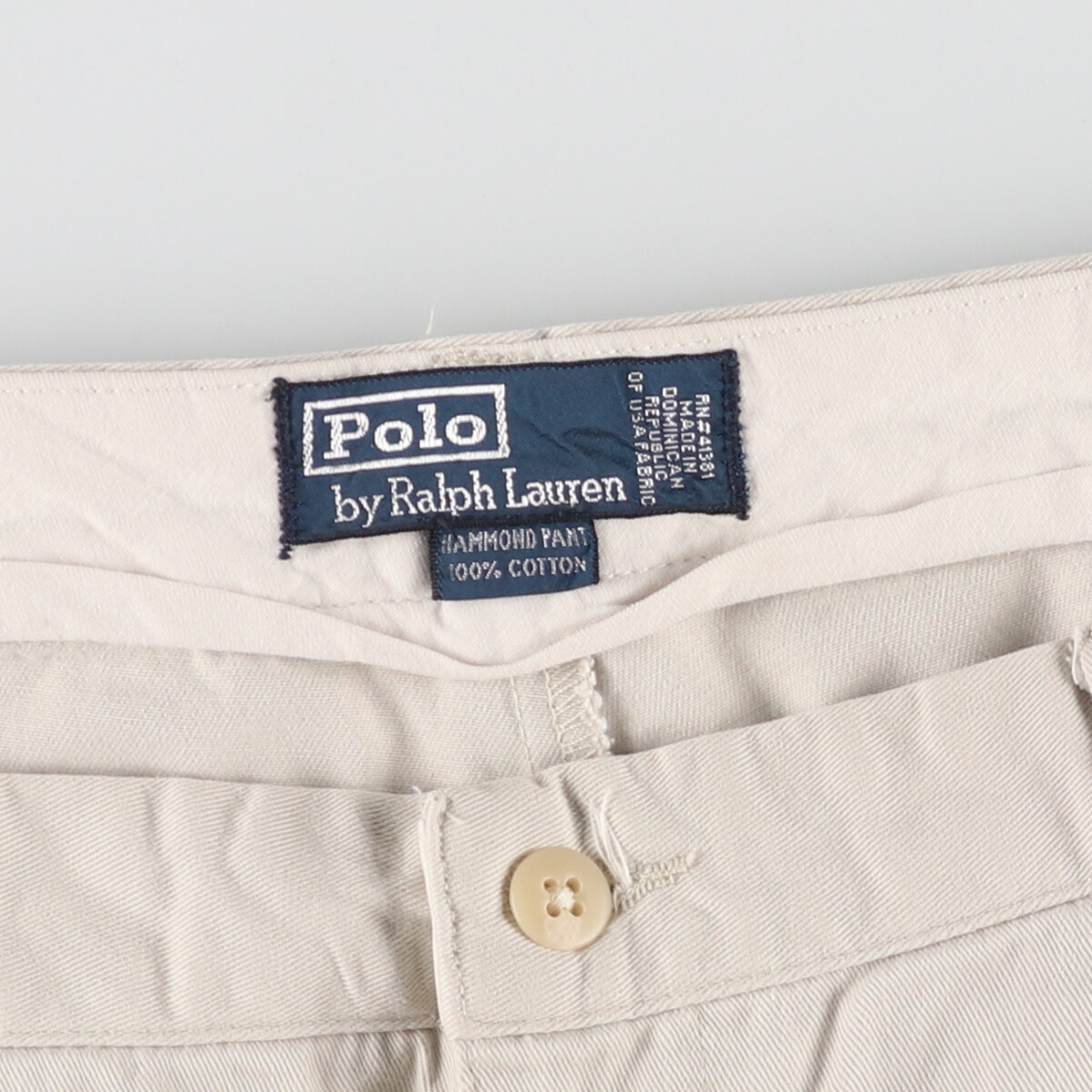 古着 ラルフローレン Ralph Lauren POLO by Ralph Lauren ツータック チノパンツ メンズw36 /eaa443833_画像3