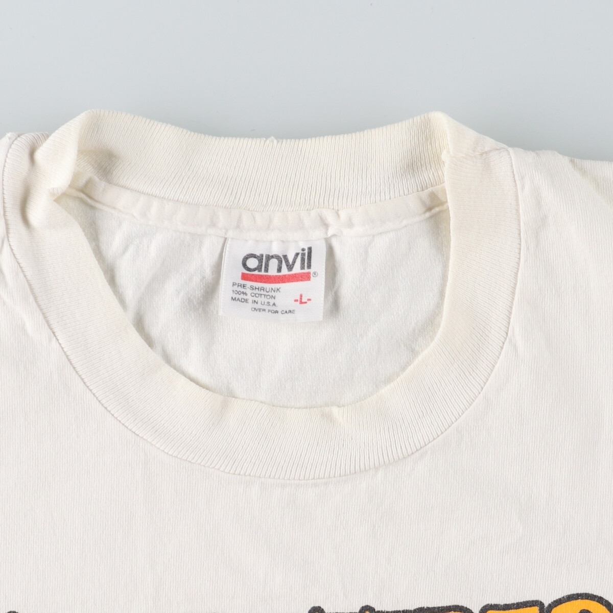 古着 90年代 アンビル Anvil メッセージプリントTシャツ USA製 メンズL ヴィンテージ /eaa447401_画像5