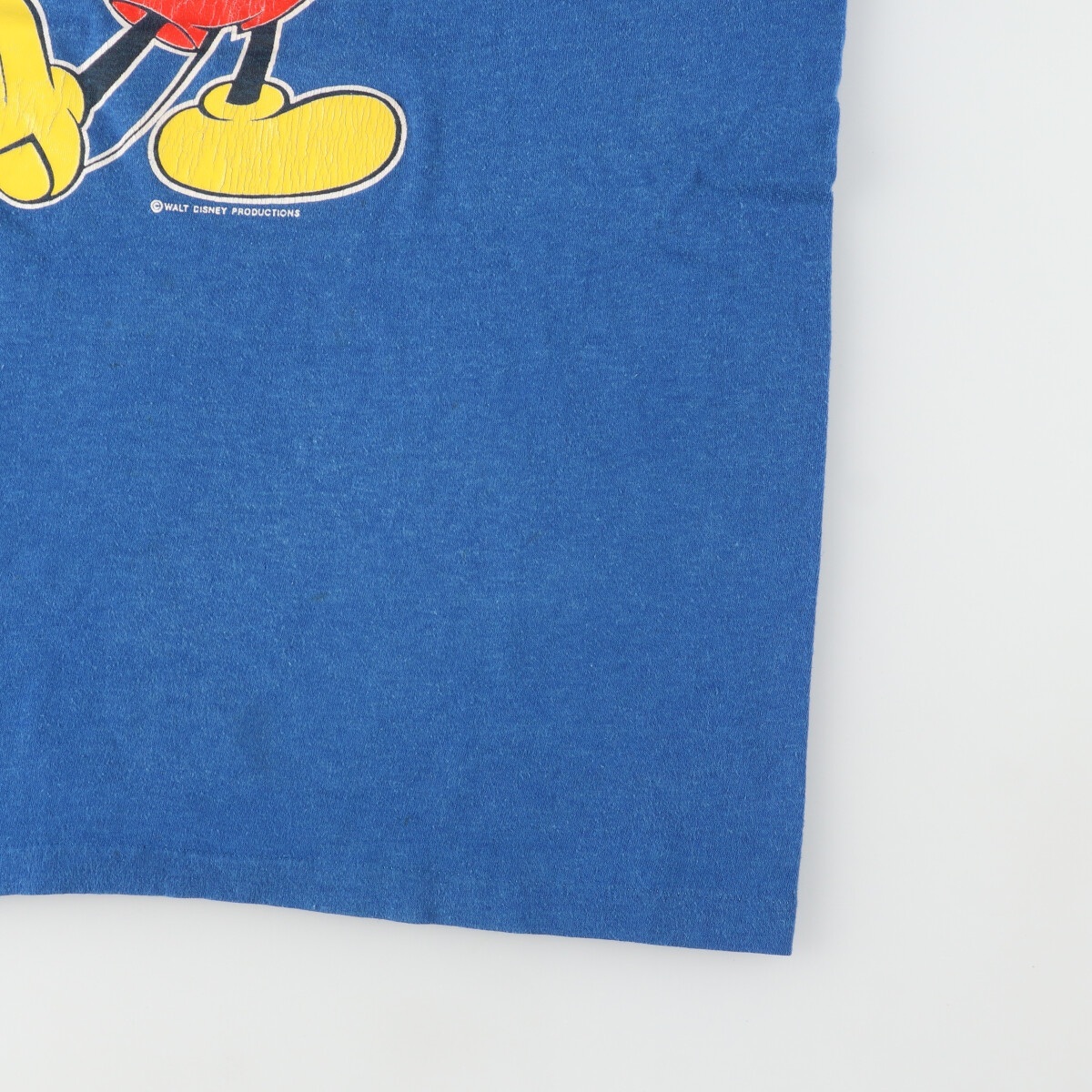 古着 70~80年代 ベルバシーン ミッキーマウス キャラクタープリントTシャツ USA製 メンズXL ヴィンテージ /eaa443401_画像9