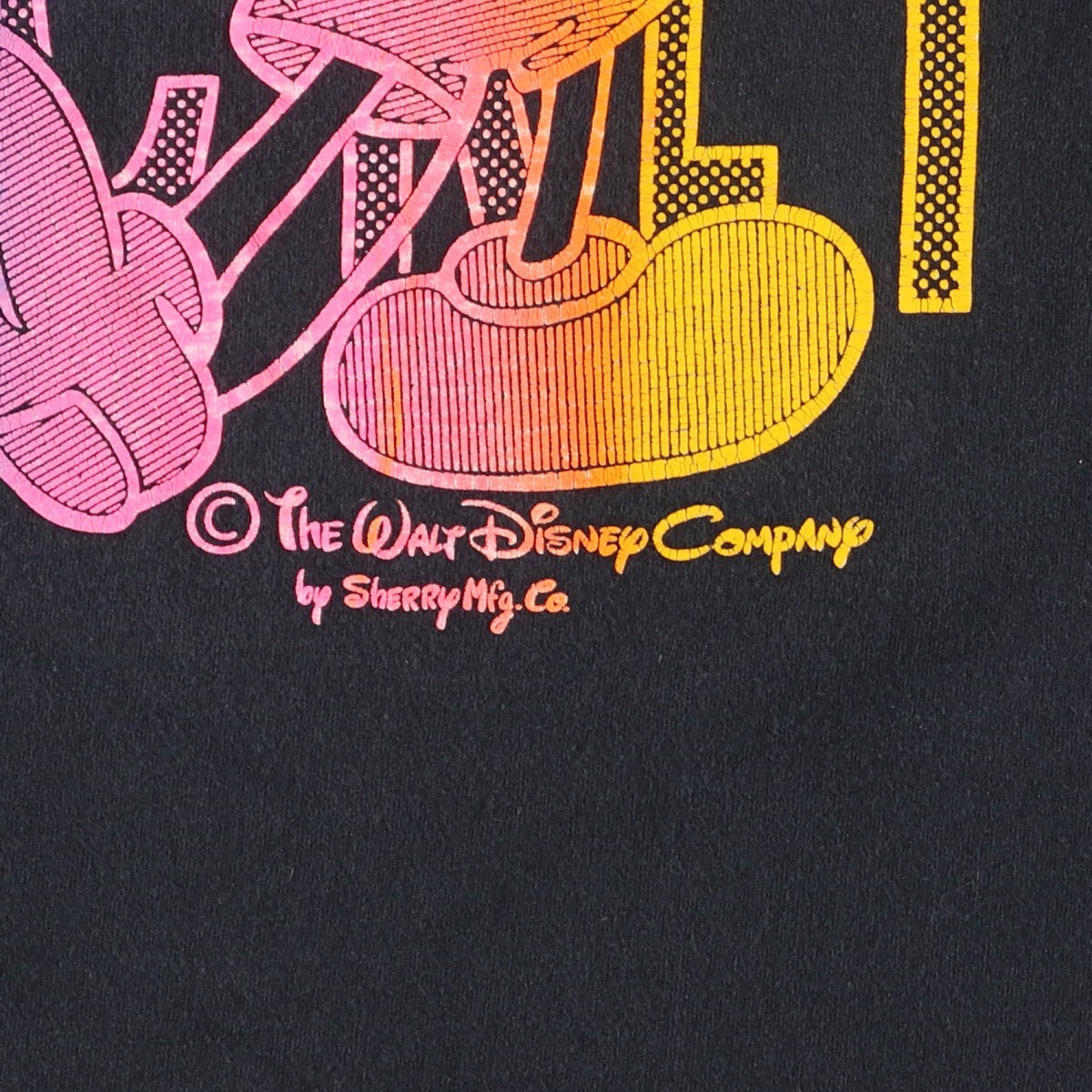 古着 80年代 SHERRY'S MICKEY MOUSE ミッキーマウス キャラクタープリントTシャツ USA製 メンズM ヴィンテージ /eaa443404_画像4