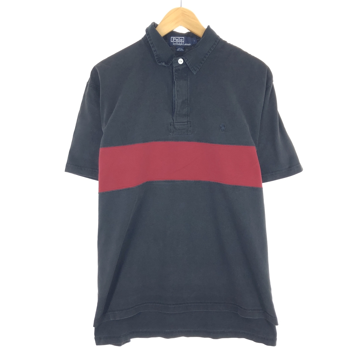 古着 ラルフローレン Ralph Lauren POLO by Ralph Lauren 半袖 ポロシャツ メンズL /eaa447901_画像1