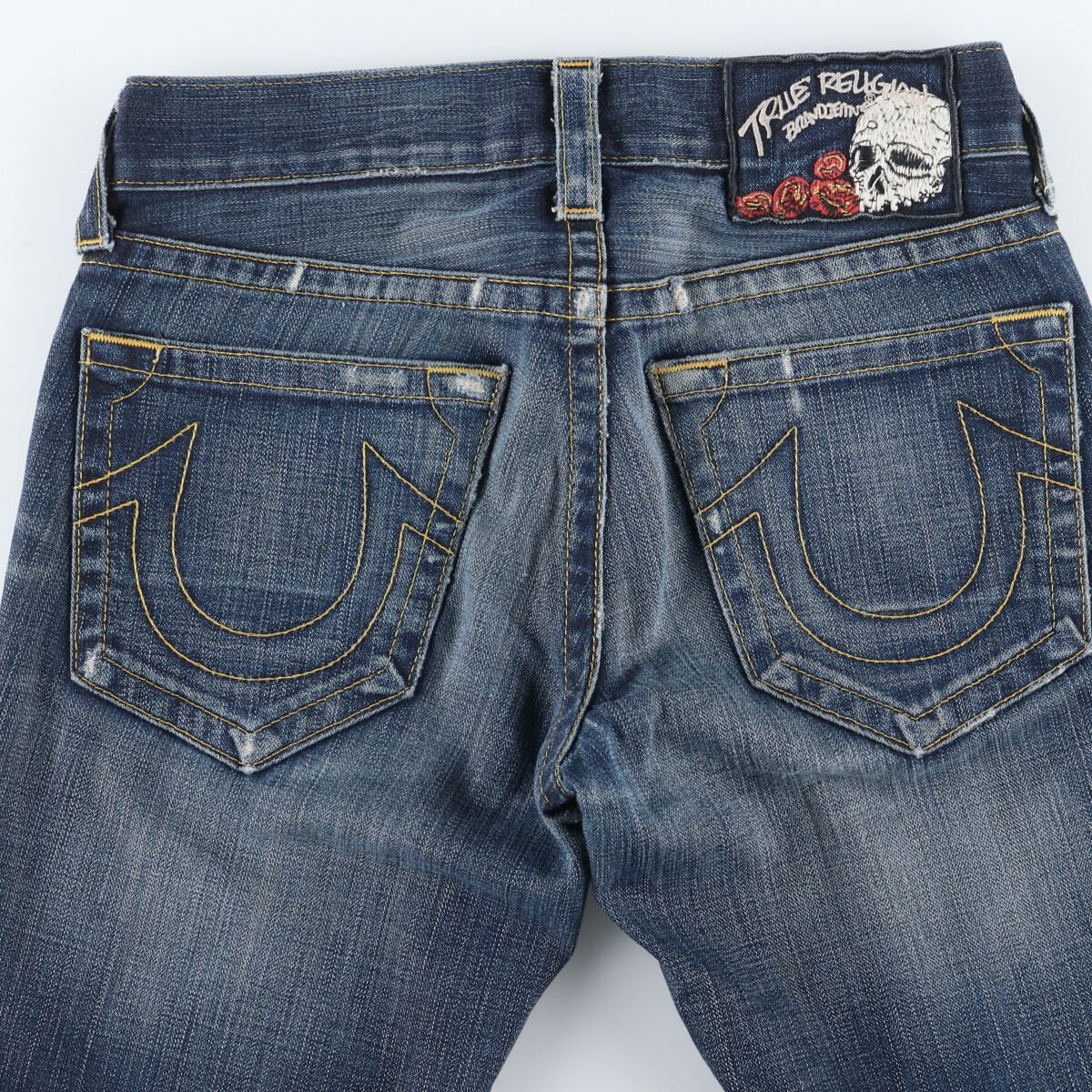 古着 TRUE RELIGION ストレートデニムパンツ USA製 メンズw30 /eaa447098_画像8