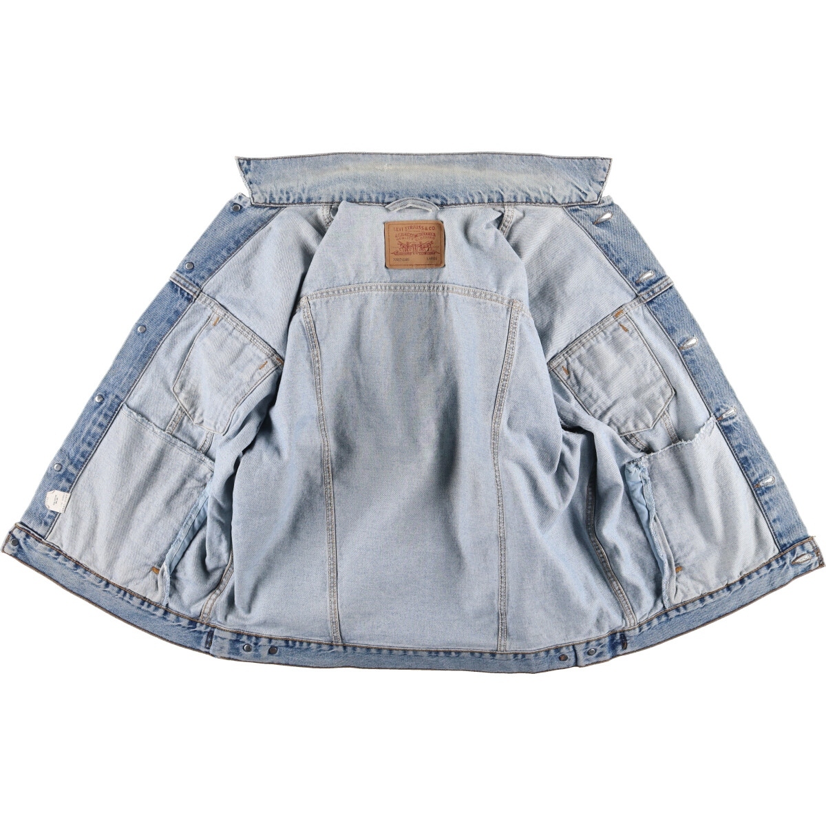 古着 90年代 リーバイス Levi's 70507-0389 デニムジャケット Gジャン USA製 メンズL ヴィンテージ /eaa443073_画像3