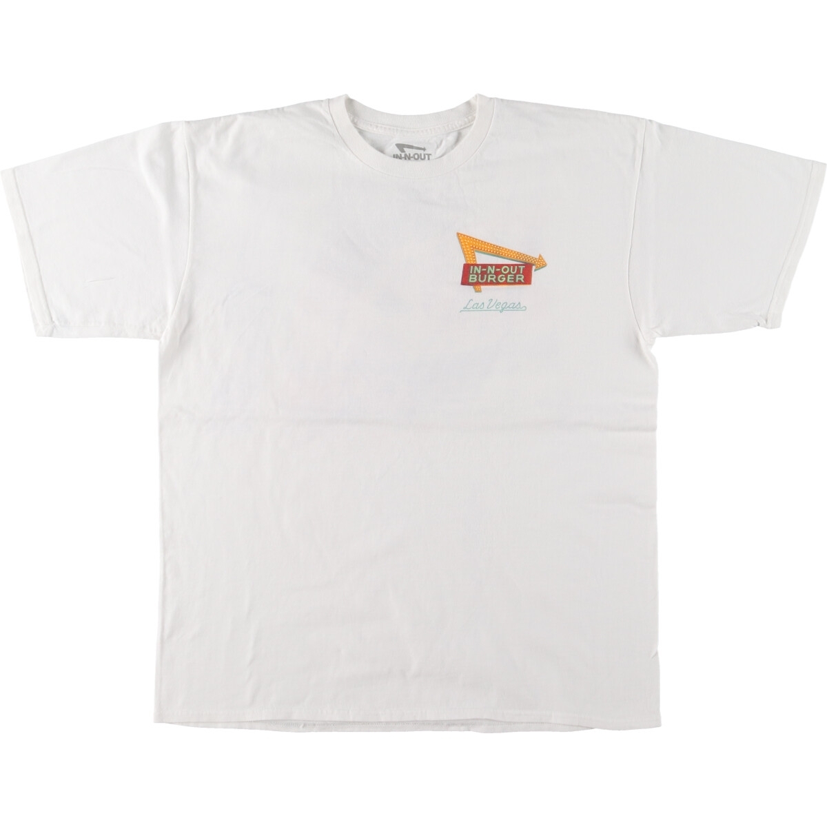 古着 IN-N-OUT BURGER バックプリント アドバタイジングTシャツ メンズL /eaa446354_画像1