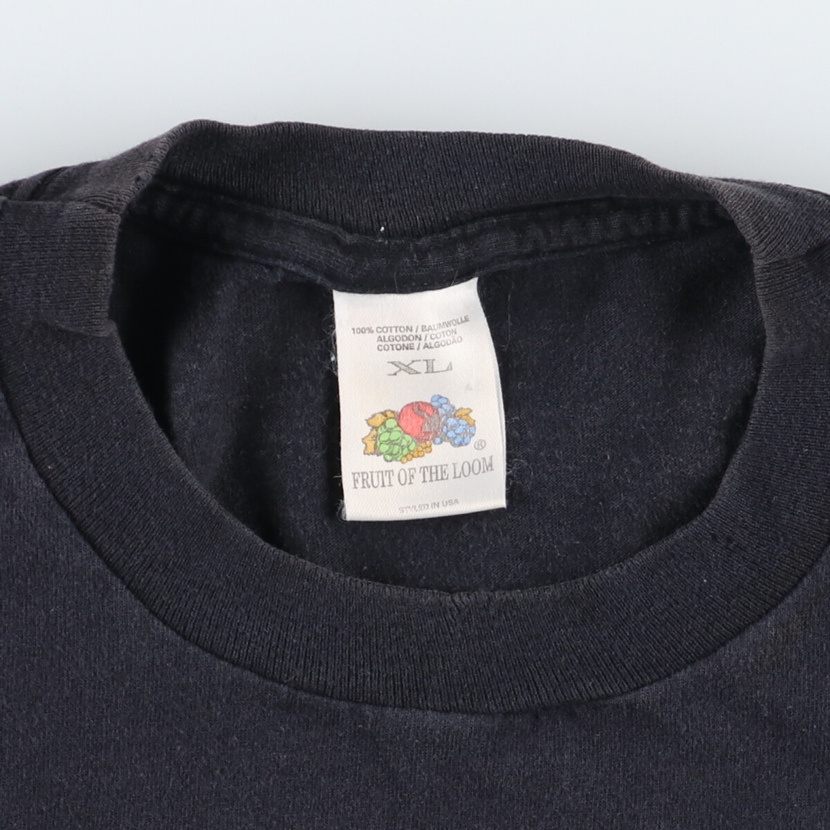 古着 90年代 フルーツオブザルーム FRUIT OF THE LOOM 半袖 ロゴTシャツ USA製 メンズXL ヴィンテージ /eaa443330_画像3