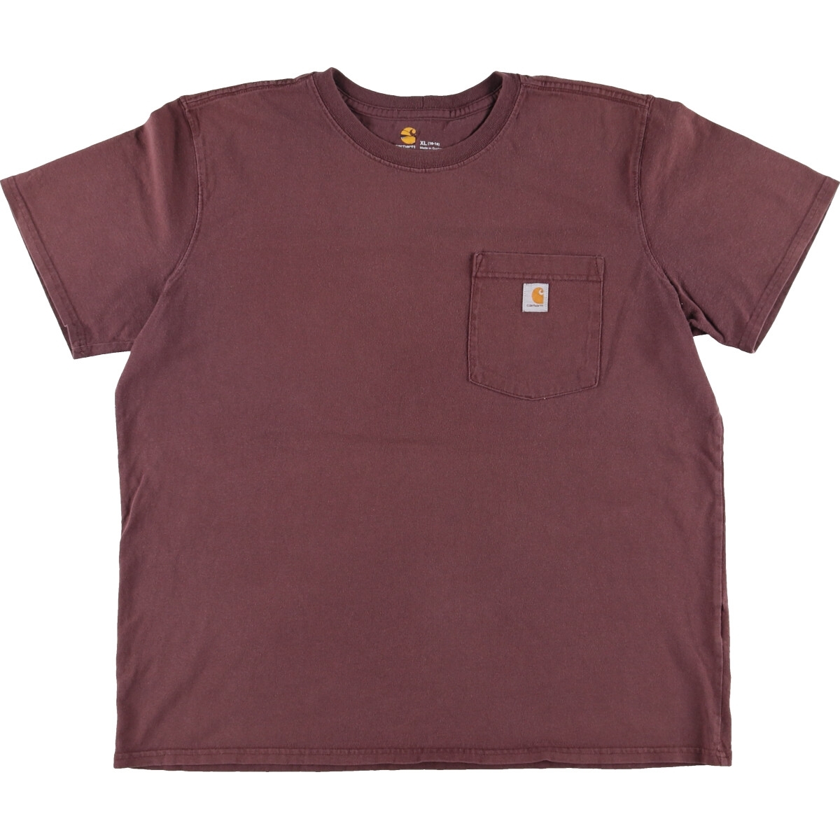 古着 カーハート Carhartt ORIGINAL FIT 半袖 ワンポイントロゴポケットTシャツ メンズXL /eaa443380_画像1