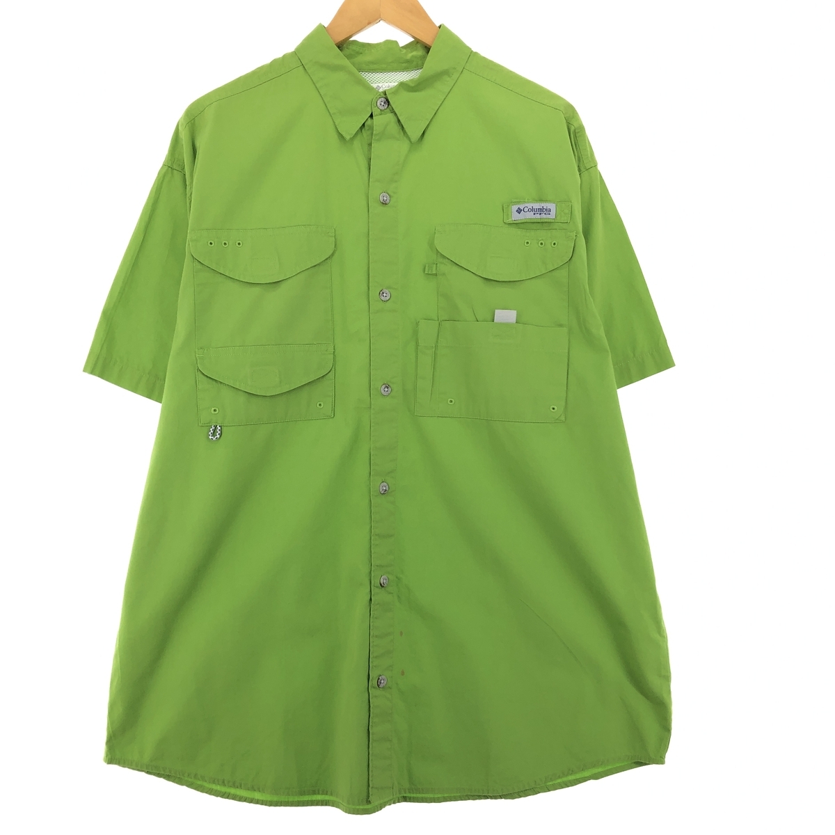 古着 コロンビア Columbia PFG 半袖 フィッシングシャツ メンズL /eaa447520_画像1