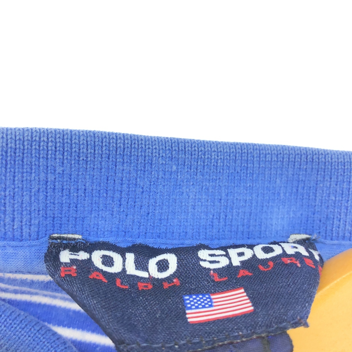 古着 ラルフローレン Ralph Lauren POLO SPORT ポロスポーツ 半袖 ボーダー ポロシャツ メンズL /eaa447750_画像4