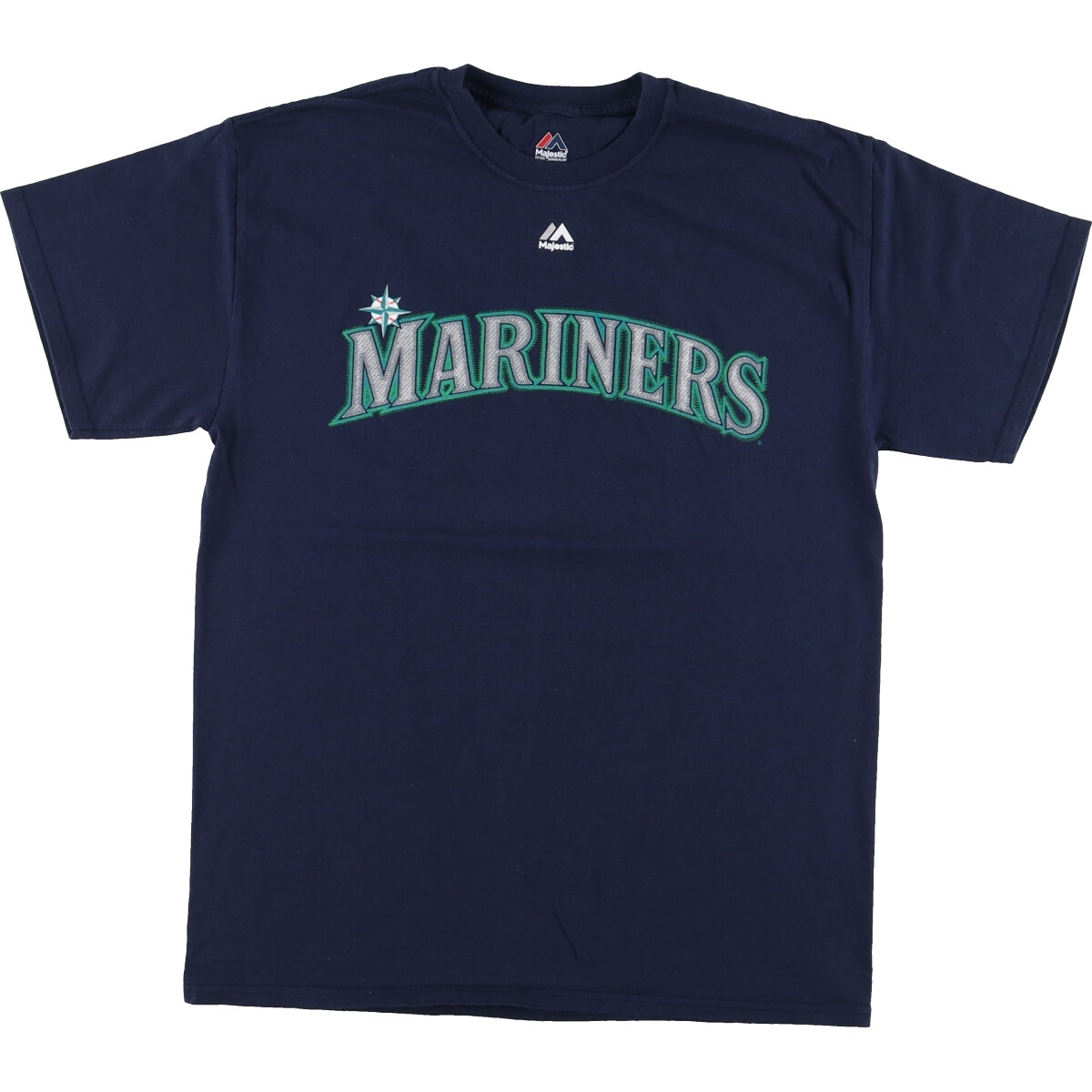 古着 MAJESTIC MLB SEATTLE MARINERS シアトルマリナーズ スポーツプリントTシャツ メンズM /eaa447865_画像1