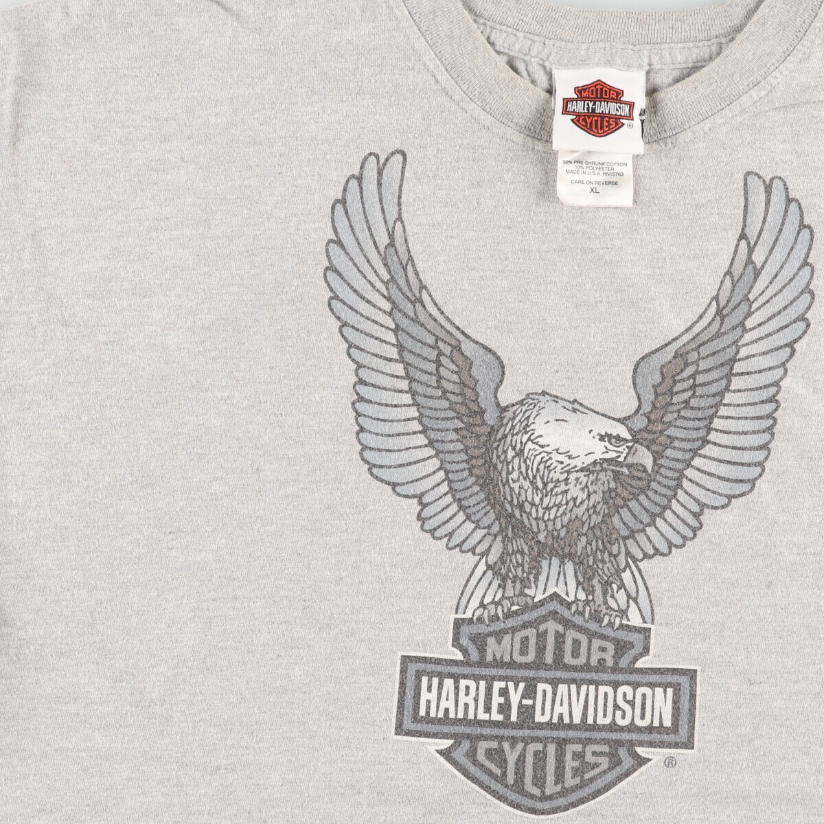 古着 00年代 ハーレーダビッドソン Harley-Davidson モーターサイクル バイクTシャツ USA製 メンズXL /eaa448905_画像7