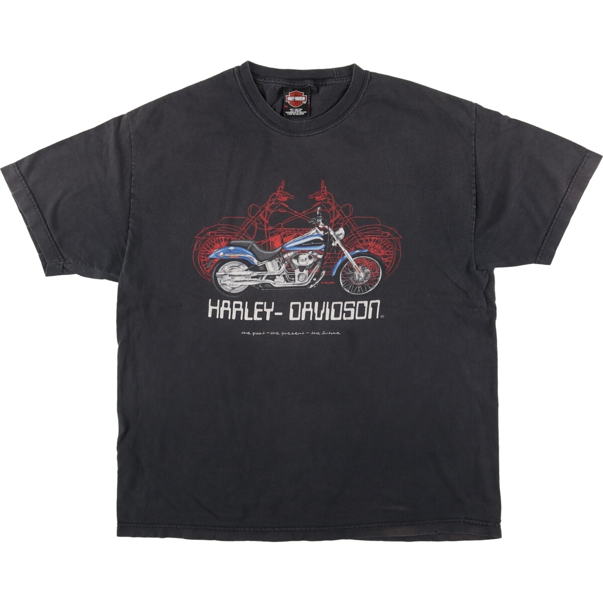 古着 00年代 ハーレーダビッドソン Harley-Davidson モーターサイクル バイクTシャツ メンズXL /eaa448907_画像1